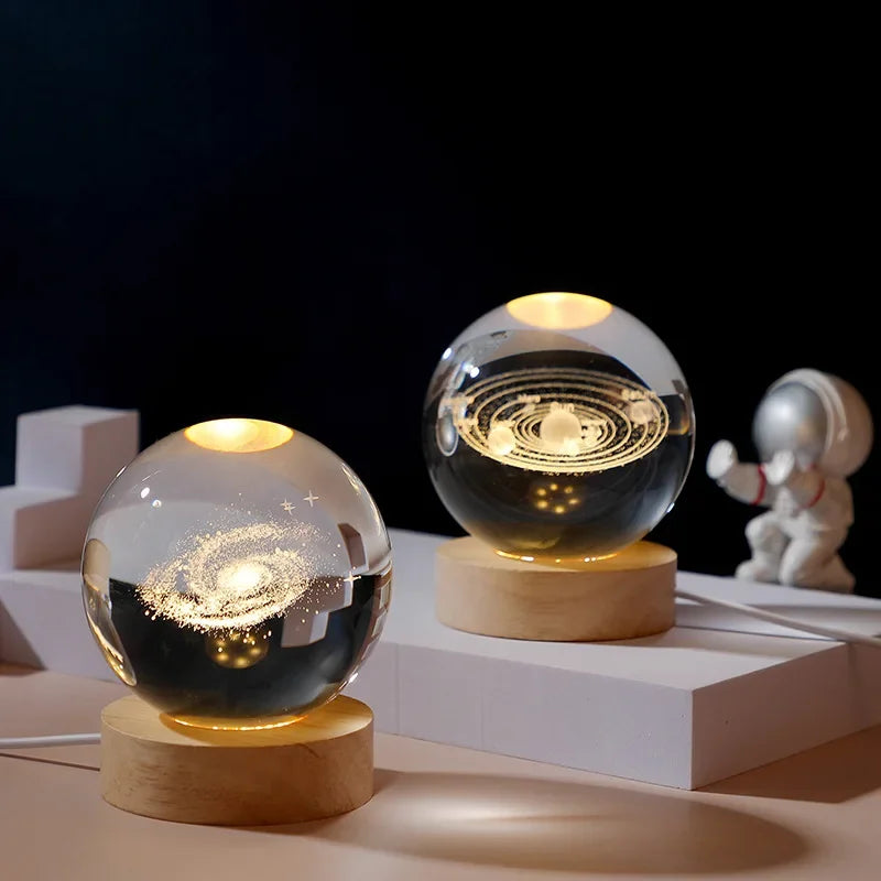 Space Crystal Ball Lamps